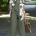 Women's three-piece casual suit in Japanese Korean style with coat, vest and trousers