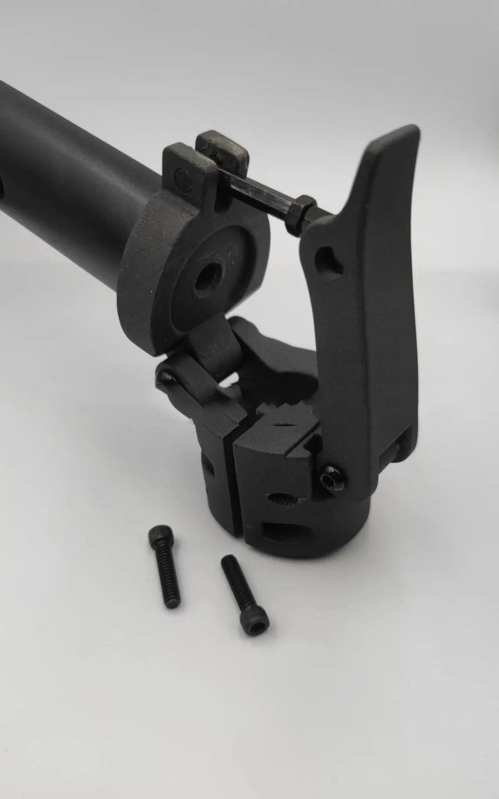 Black folding upright pole replacement accessory for Nanbo No. 9 electric scooter
