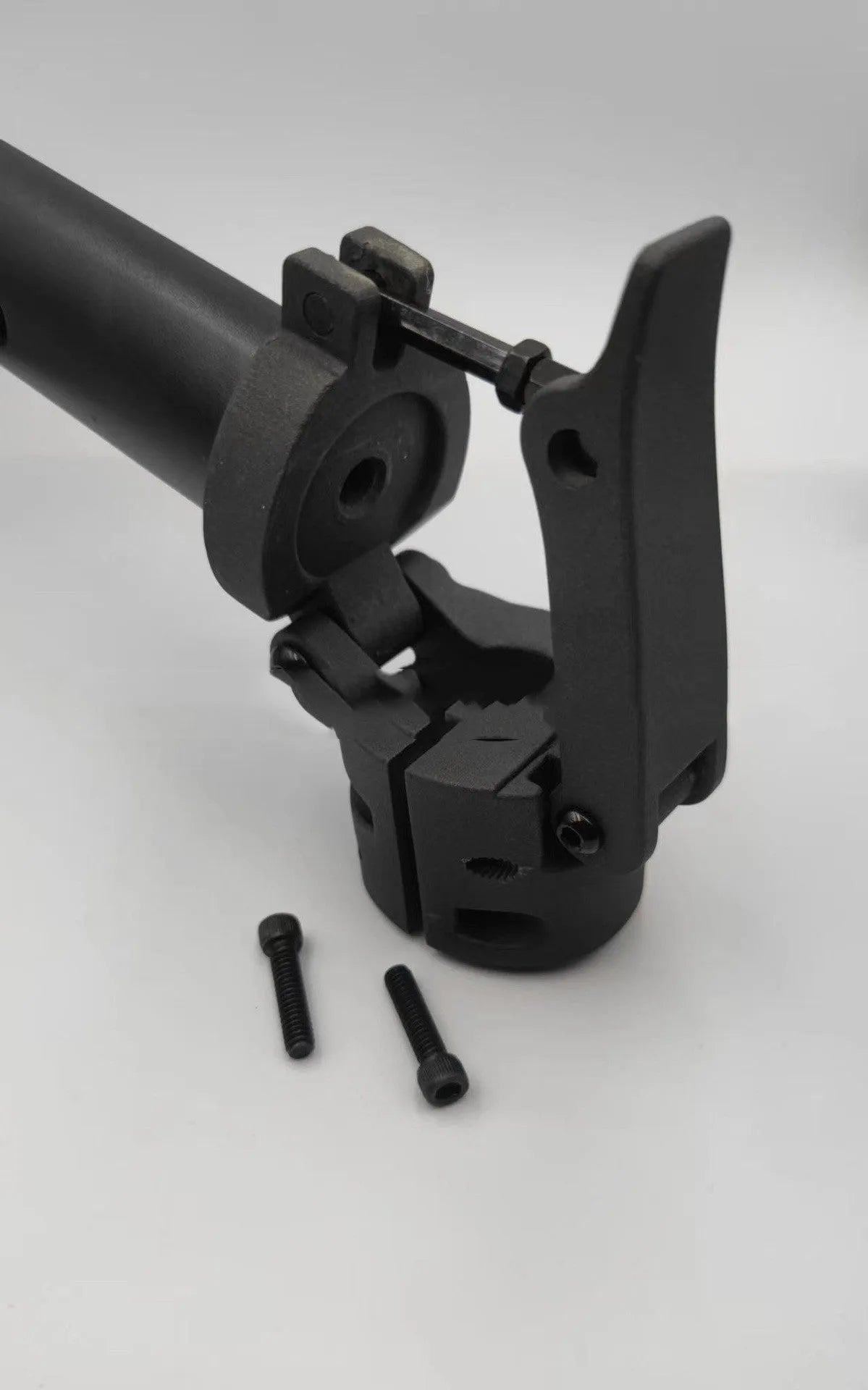 Black folding upright pole replacement accessory for Nanbo No. 9 electric scooter