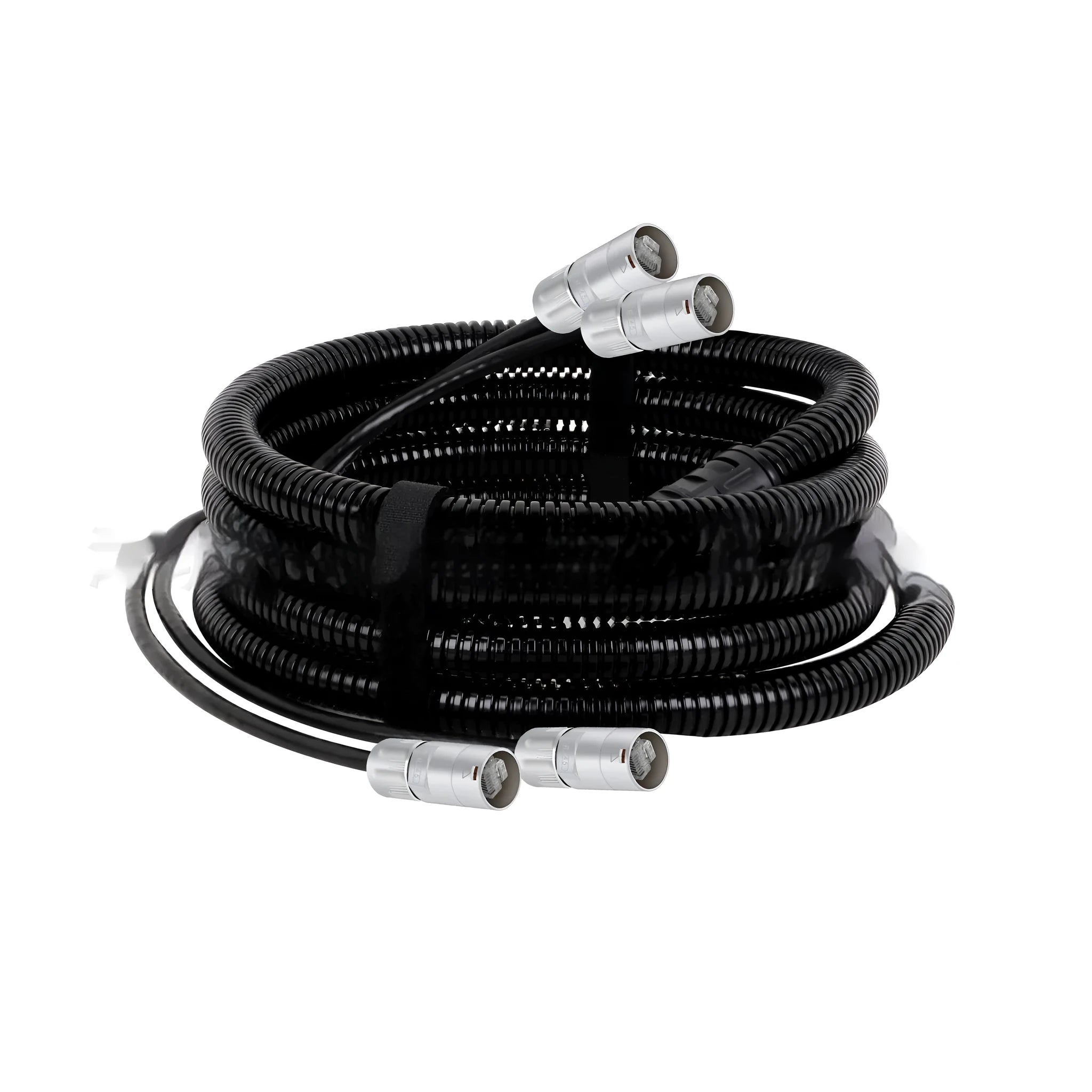 Cat5 and Cat6 RJ45 Ethernet extension cable with PVC jacket, showing RJ45 connectors.